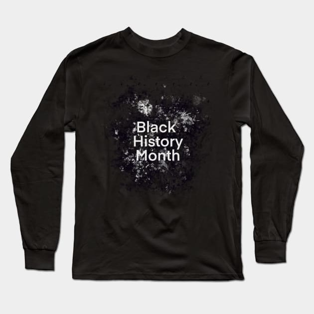 Black history Celebration Long Sleeve T-Shirt by Stephanie Kennedy 